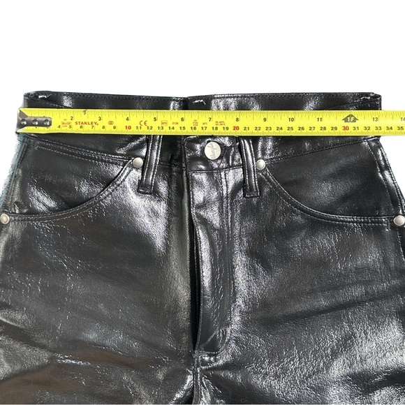 RARE‼️ Vintage Faux Leather Wranglers As Seen On Kim K - Picture 4 of 9